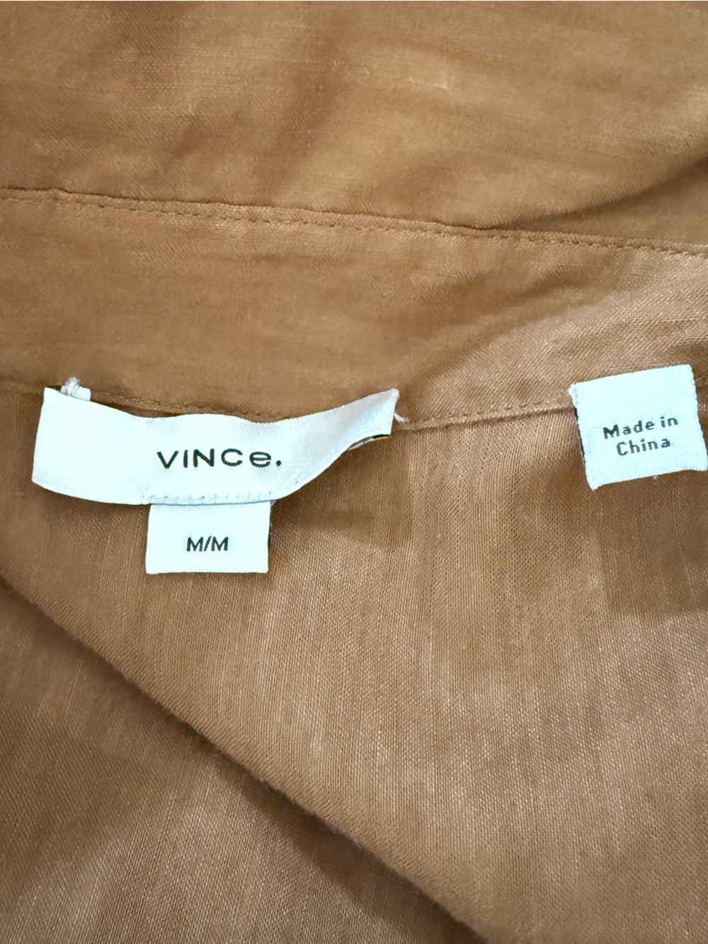Vince Tie-Back Linen-Blend Shirtdress - Picture 4 of 9